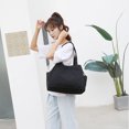 thumbnail image 3 of Bolsos de mano para mujer bolsos de mano de tela Oxford simples con asa superior bolsos de mano para mujer de ocio FLhrweasw Nuevo, 3 of 9