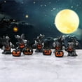 thumbnail image 3 of 9 PCS Halloween Mini Figurines Set,Mini Black Tree Monsters and Pumpkins Figurines with Evil Expression Spooky Miniatures,Mini Spooky Table Craft Tree Demon Ornament for Table Tray Shelf Mantel, 3 of 7