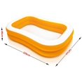 thumbnail image 5 of Rectangulaire Enfant Gonflable Piscine Anti-Dérapante Pliable Grande Famille Pataugeoire Piscine PVC Protection de l'Environnement Matériel Résistant à l'Usure Baril de Bain, 5 of 5