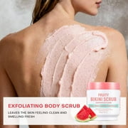 Mooyam Bikini Area Exfoliating Body Scrub, Skin Moisturizing, Smoothing, Even Skin Tone Brightening Body Scrub for Bikini Underarm Area 7.05oz
