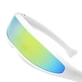 thumbnail image 4 of 2x Gafas De Visera Estrecha Lentes Coloridas Negro+ Azul Colco anteojos con visera, 4 of 7