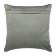 thumbnail image 4 of The HomeCentric Grey Pillowcases, Pack of 2, 16x16 inch (40x40 cm) Silk Cushion Cover&nbsp;Zipped, Pillow Covers with Fur & Sequins & Embroidered, Solid, Modern Pillowcase Easter - Kitty Fur, 4 of 9