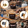 thumbnail image 5 of SIXDAY 72,000 BTU Propane Gas Stove, One Burner Camping Stove with Windproof & Extended Hose, 3 Adapters, Carrying Bag, 5 of 7