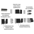 thumbnail image 4 of Cocina Integral Completa Modular Madesa Lux Sabrina 300 BN, 4 of 5
