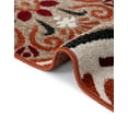 thumbnail image 7 of Unique Loom Outdoor Modern Collection Area Rug - Circles (2' x 6' 1" Runner Terracotta/Burgundy), 7 of 7