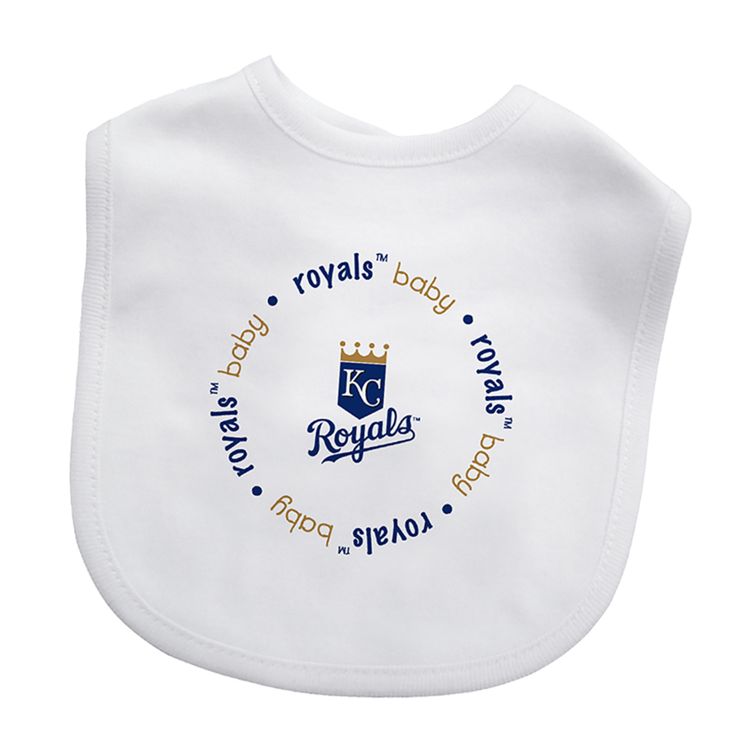 BabyFanatic 2 Piece Bib and Shoes - MLB Kansas City Royals - White Unisex Infant Apparel - image 3 of 3