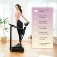 thumbnail image 4 of 2000W Whole Body Vibration Platform Exercise Machine with 180 Speed Levels, MP3 Player & Resistance Bands, 330LBS Capacity for Home Gym Fitness Training, 4 of 8