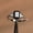 Black Vermeil, variant on Natural Black Spinel Engagement Ring, Emerald Cut 925 Sterling Silver Art Deco Silver 13.5