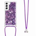 thumbnail image 1 of Funda FOXDOCK para Samsung Galaxy S21 con Cuerda Ajustable, Brillo Líquido, Protección Antigolpes y Lente – Ideal para Regalo, 1 of 6