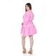 thumbnail image 3 of Vestido camisero con falda a capas Roman Fashion /Tallas Extras, 0214 (Rosa) rosa 40, 3 of 6