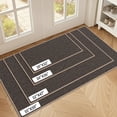 thumbnail image 3 of GALMAXS7 Indoor Door Mats for Entryway 24"x36", Non Slip Doormat for Inside,Dirt Trapper,Washable Welcome Mat floor mats for home,Brown, 3 of 8