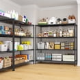 thumbnail image 3 of REIBII 4-Tier Heavy Duty Metal Wire Shelving Unit,800lbs Capacity Adjustable Steel Storage Rack for Garage, Kitchen & Pantry,45 "W x 59.4 "H x 13.5 "D, 3 of 8