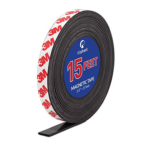 Self-adhesive magnetic tape with dispenser Dimension: 19 mm x 5 m  Thickness: 0.5 mm Quantity in package: 1