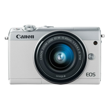 Canon EOS M100 Mirrorless Digital Camera with 15-45mm Lens (Best Compact Mirrorless Camera)