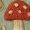 Red, variant on Embroidered Mushroom Sweatshirt, Cottagecore Frog Hoodie, Toad on Fungi, Aesthetic Nature Jumper, Cute Woodland Embroidered Crewneck Gift