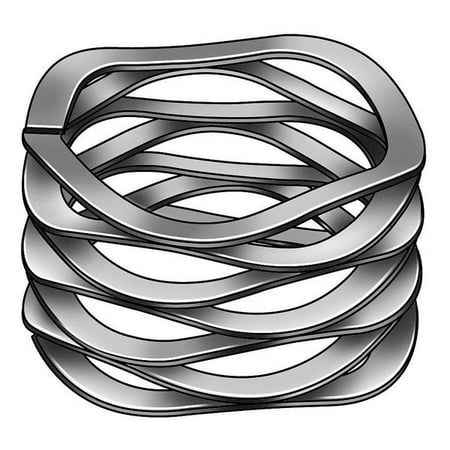 

1PACK ZoroSelect 1UAU6 Disc Spring Poly Wave Comp 0.3125