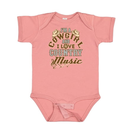 

Inktastic Cowgirl Country Music Lover Gift Baby Girl Bodysuit