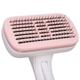 thumbnail image 3 of NFTIGB Premium Pet Self Cleaning Slicker Brush for Cats and Dogs, Removes Loose Undercoat Mats Tangles, Ergonomic Grooming Tool with Massage Particles, Pink (8.27 inches / 21 cm), 3 of 9