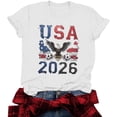 thumbnail image 7 of Busydd Womens T Shirts Trendy Crew Neck Soccer Graphic Tees Casual Summer Versatile Short Sleeve Going Out Tops L, 7 of 7