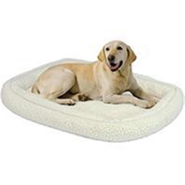 Midwest Container-Beds-Quiet Time Deluxe Double Bolster Bed- White 36x29 Inch 40336-FS