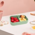 thumbnail image 4 of Travel Lunch Box Lunchbox for Woman, Lunchboxes 2 Compartments Lunch Box for Work Containers for Food Lunch Bento Box Toddler Bento Box for Men, Green-2, 4 of 6