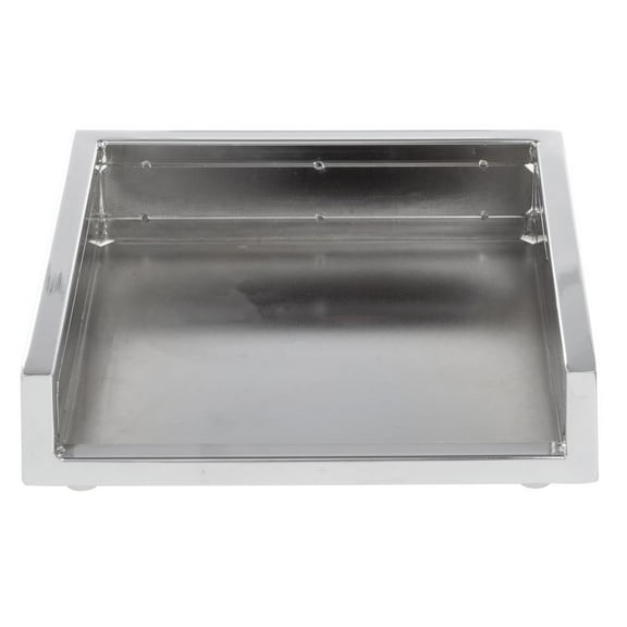 HUBERT Cerve Collection Chrome Napkin Holder - 8 3/5"L x 8 3/5"W x 2 1/10"H