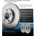 thumbnail image 5 of Callahan Brake Parts Brake Kit for Ford F-250 Super Duty 1999-2001, Ford F-350 Super Duty 1999-2002 Front Replacement Brake Rotors with Metallic Brake Pads EBYK001291, 5 of 9