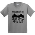 thumbnail image 3 of Inktastic Denver Colorado Someone Loves Me Skyline Youth T-Shirt, 3 of 5