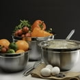 thumbnail image 4 of YBM Home Deep Stainless Steel Mixing Bowl Set of 3, Nested Bowls of 3 Qt, 5 Qt, 6.5 Qt, 4 of 4