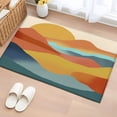 thumbnail image 2 of Abstract Mountain Bathroom Rug Washable 2x3 Entryway Rug Non Slip Boho Modern Minimalist Landscape Front Door Mat Low Pile Indoor Doormat Throw Floor Carpet for Kitchen Bedroom Entrance, 2 of 9