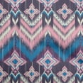 thumbnail image 1 of oneOone Silk Tabby Medium Blue Fabric Asian Ikat Sewing Fabric By The Yard Printed Diy Clothing Sewing Supplies 42 Inch Wide, 1 of 4