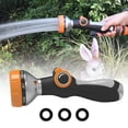 thumbnail image 1 of Garden Hose Nozzle Multifunctional Heavy Duty Adjustable Grip Easy Water Control For Outdoor, 1 of 5
