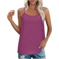 thumbnail image 2 of Cagogo Ladies Loose Fitting Tank Tops Under $5 Spaghetti Strap Sleeveless Scoop Neck Camis Tshirt Loose Trendy Summer Tee Blouse Mothers Day Gifts for Grandma, 2 of 7