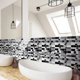 thumbnail image 5 of (A)25 piezas de pegatinas de pared de mosaico autoadhesivas para azulejos de cerámica y decoración de mármol, Hiser, impresión de ladrillos impermeables, pegatinas para baño y cocina (, 5 of 5