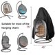 thumbnail image 4 of Fundas para sillas de jardín con cremallera, duraderas, grandes, de mimbre, para columpio, impermeables, resistentes a la intemperie, para exteriores, resistente al viento kaili Sencillez, 4 of 5
