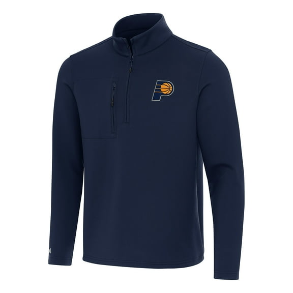 Men's Antigua  Navy Indiana Pacers Insider Quarter-Zip Top