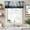Blue, variant on Turquoise Forest Farmhouse Short Window Curtain Valances, Vintage Foggy Woods Tree Mysterious Rod Pocket Kitchen Valances for Living Room Bedroom Bathroom Cafe 42" x 12"