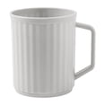 thumbnail image 2 of Toothbrush Holder Cup,Unbreakable Plastic Bathroom Cups,Vertical Striped Plastic Toothbrush Mug with Handle,Portable Reusable Tooth Brush Container for Family Travel Outdoor Camping, 2 of 5