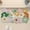 Green, variant on 100Fens Flower Print Absorbent Bathroom Bath Mat Shower Rug Quick Drying Bath Mats Kitchen Entrance Doormats Home Floormat Bathtub Carpet
