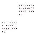 thumbnail image 1 of Ounissouiy Plantillas de números, decoraciones artesanales, plantillas de letras, patrón de alfabeto reutilizable para usar accesorios, 26 26 piezas de letras 2piezas, 1 of 6