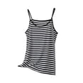 thumbnail image 2 of LVHAOGJOB Camisole pour Femmes Été Col Rond Coton Bretelles Spaghetti Imprimé pour Femmes Chandail, 2 of 5
