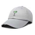 thumbnail image 5 of Dalix Margarita Embroidered Cap Cotton Baseball Cute Cool Dad Hat Womens in Gray, 5 of 5