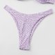 thumbnail image 5 of Traje de baño de 2 piezas para mujer, trajes de baño para mujer, bikini estampado con tirantes divididos y soporte de acero, conjunto de traje de baño de dos piezas para mujer, traje de baño de nailon, 5 of 6