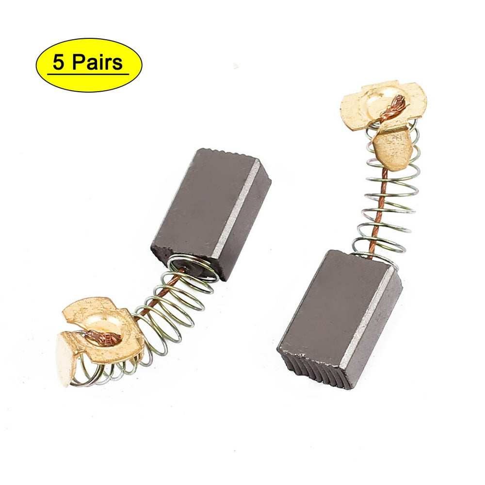 5 Pairs 16x10x6mm Carbon Brushes Power Tool for Electric Hammer Drill Motor