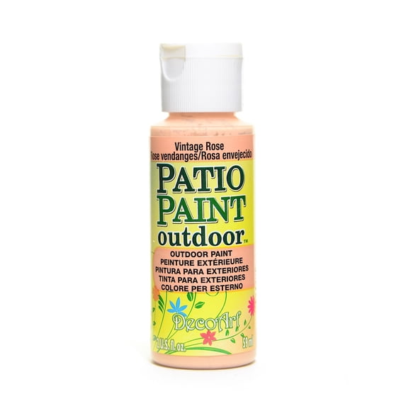 Patio Paint vintage rose, 2 oz. (pack of 8)