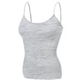 thumbnail image 2 of Essential Basic Women Layering Basic Short Camisole Cami Adjustable Strap Tank Top - Junior Sizing, 2 of 4