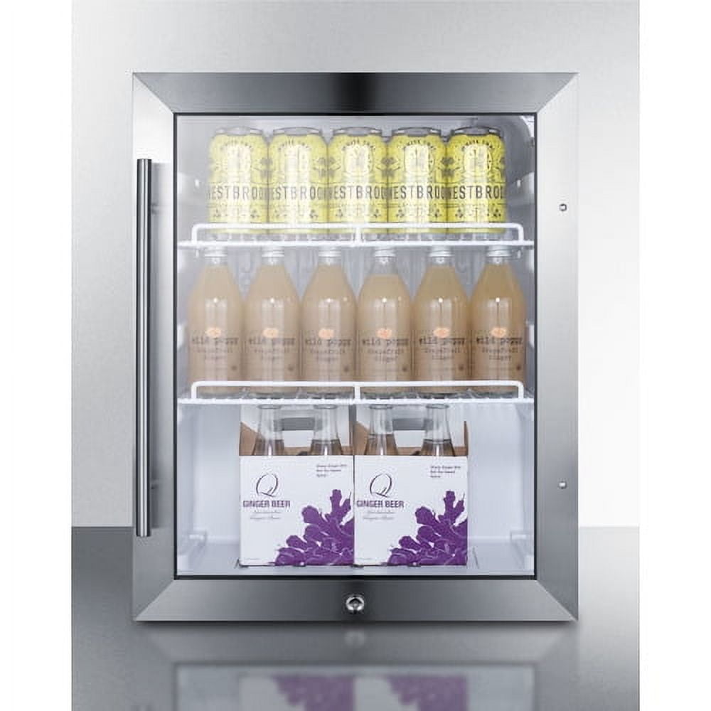 Compact Beverage Center, STAINLESS STEEL