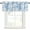 Blue, Aqua, White, variant on Valances for Windows, Navy Blue Starfish Coastal Light Filtering Window Treatment Valances for Living Room/Bedroom, Summer Coral Shell Beach Nautical 42"x 12" Rod Pocket Kitchen Curtains