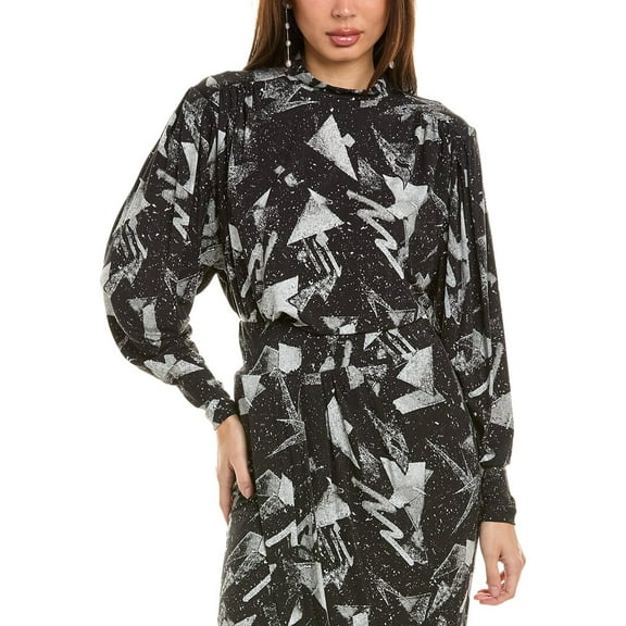 IRO womens  Yolani Top, xs, Black