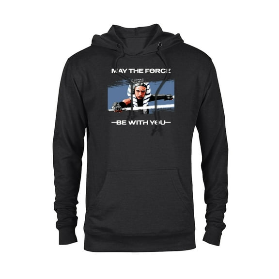 Star Wars Ahsoka Tano May the Force Be With You Disney  - Pullover Hoodie for Adults - Customized-Black